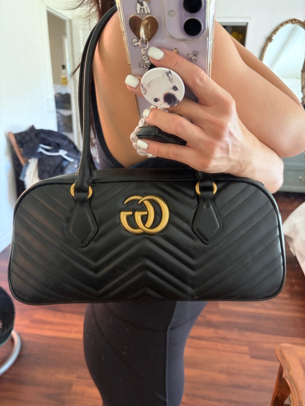 Gucci GG Marmont Matelassé Top Handle Bag *RESERVED* - Picture 9 of 9